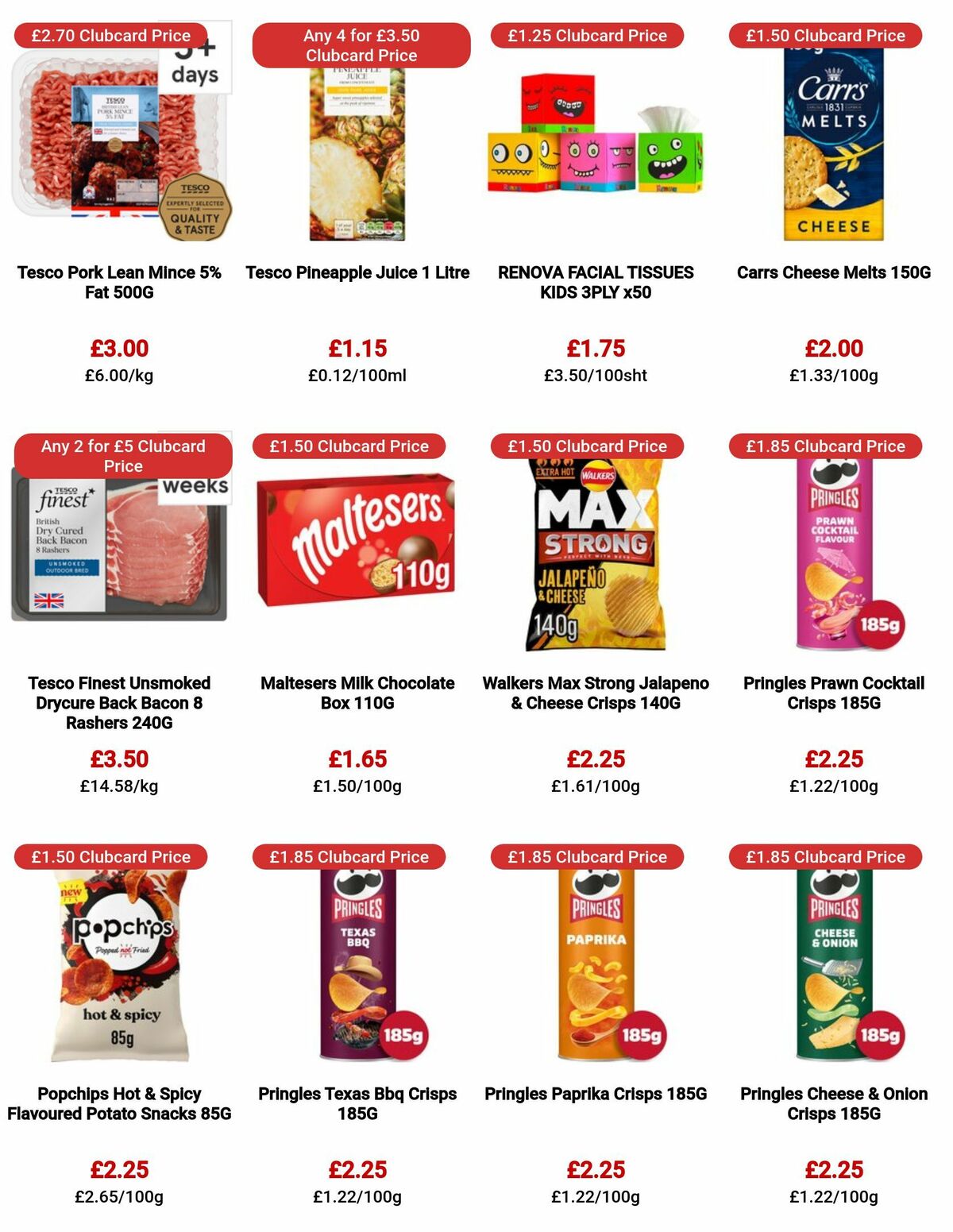 TESCO Offers from 13 July