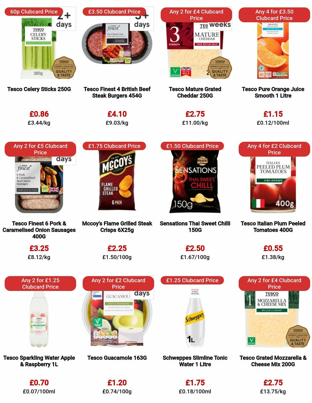 TESCO Offers from 13 July