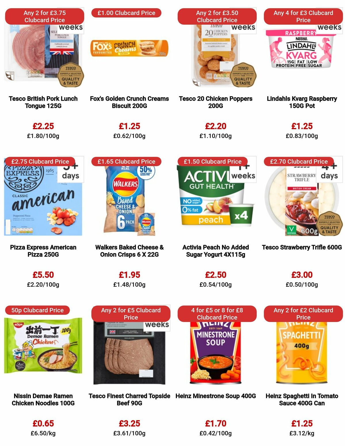 TESCO Offers from 13 July