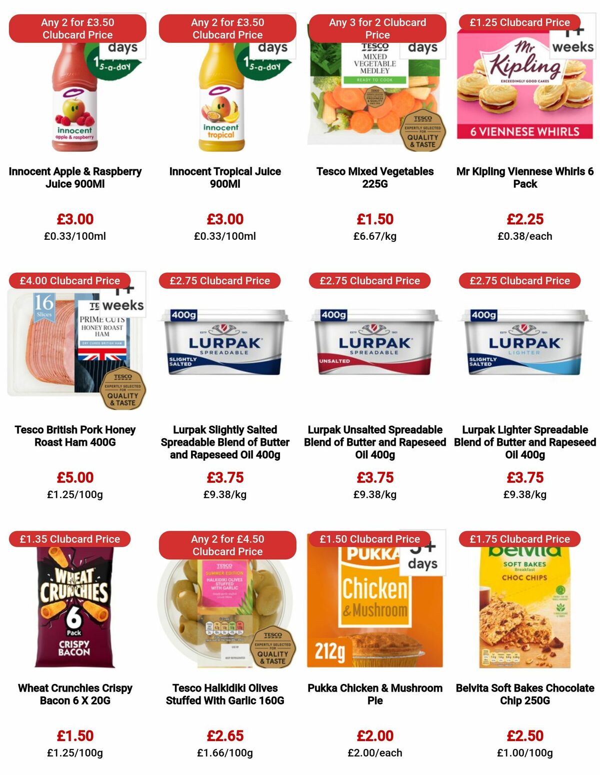 TESCO Offers from 13 July