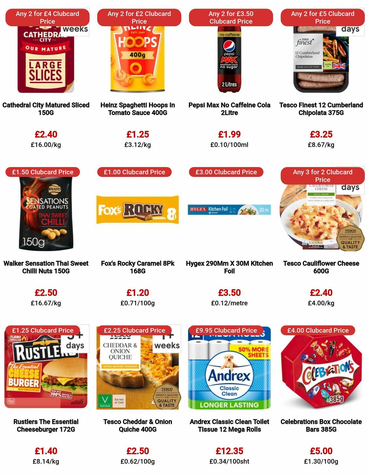 TESCO Offers from 13 July