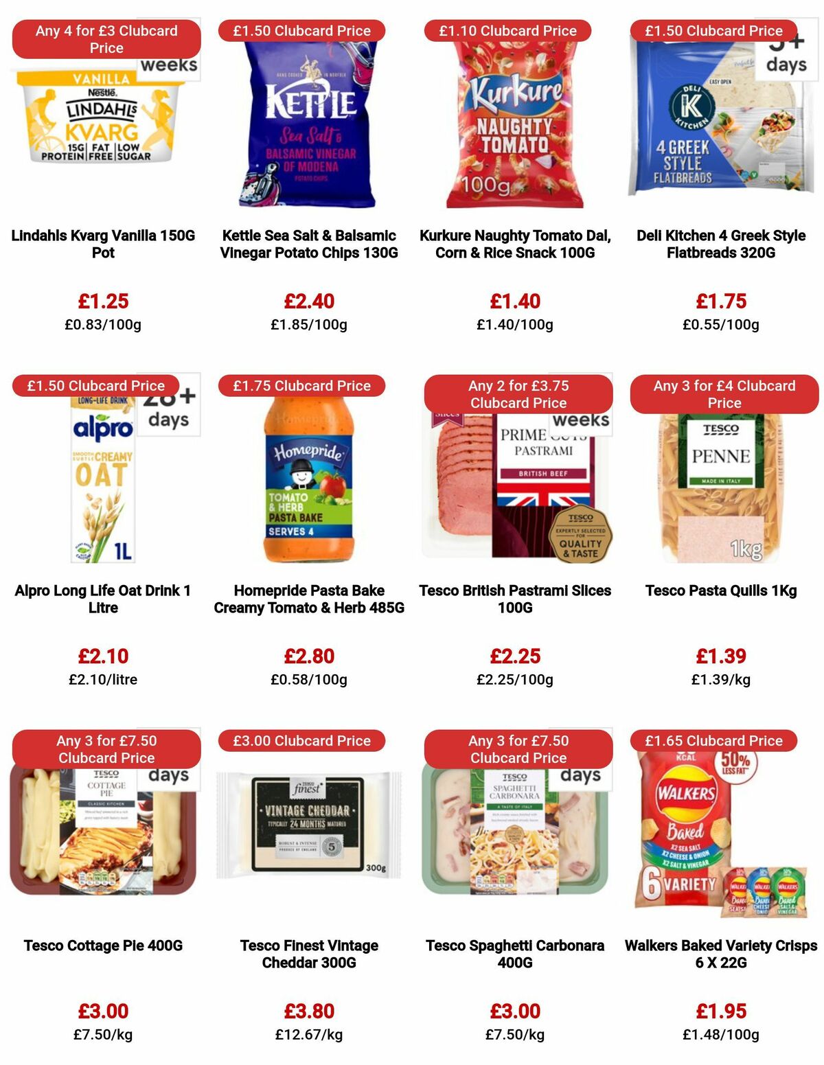 TESCO Offers from 13 July