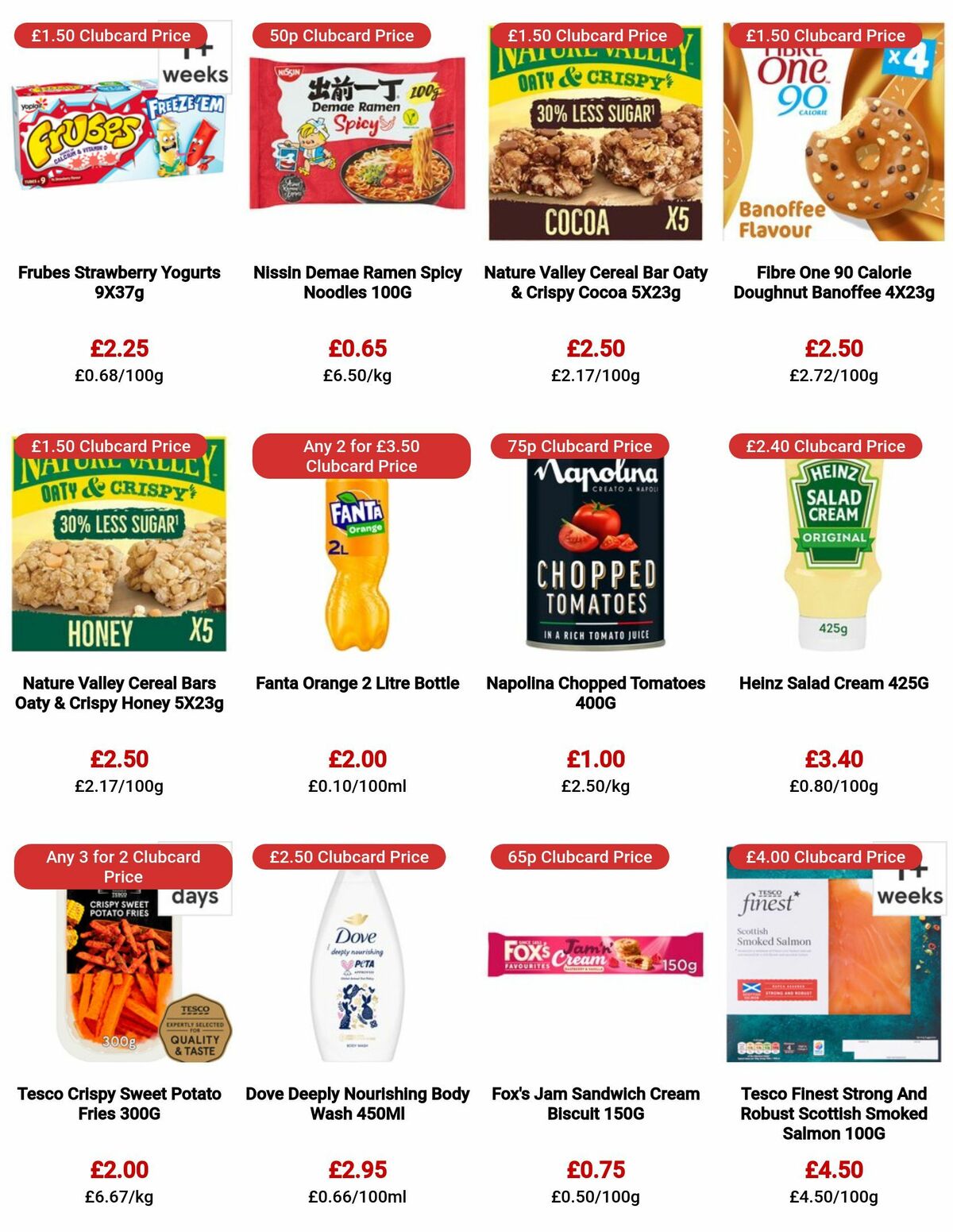 TESCO Offers from 13 July