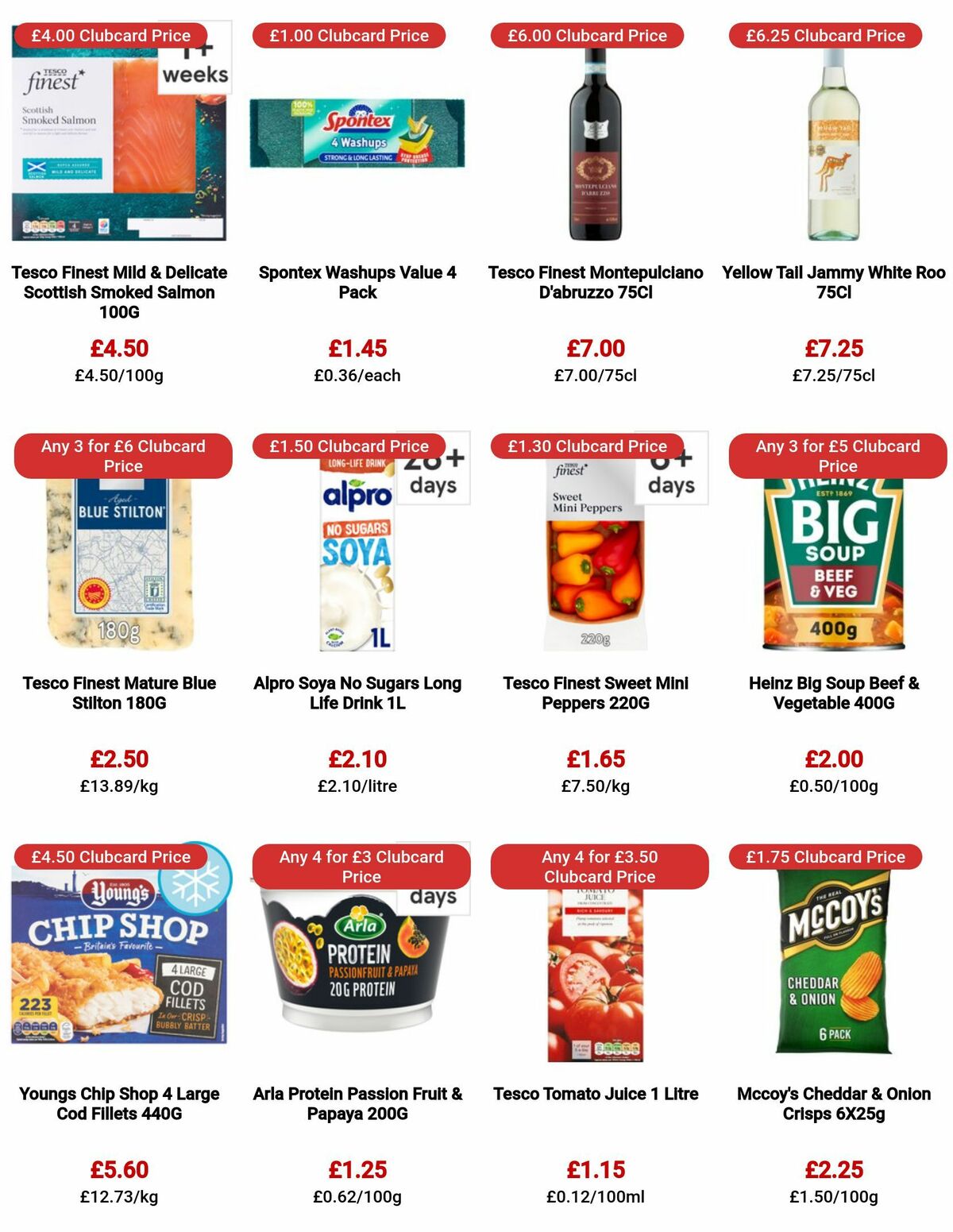 TESCO Offers from 13 July