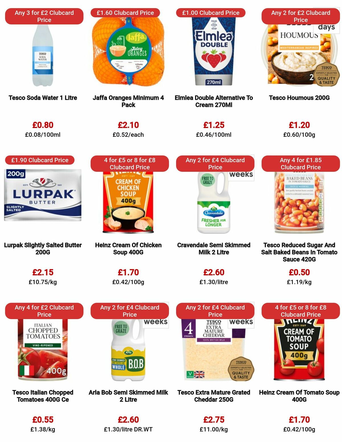 TESCO Offers from 13 July