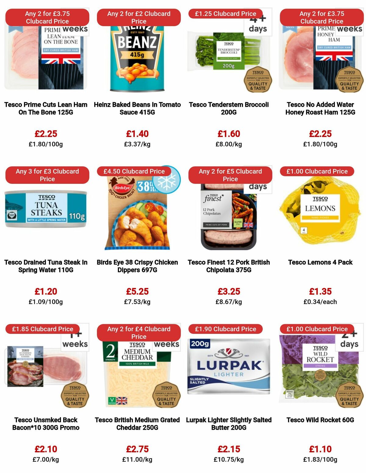 TESCO Offers from 13 July