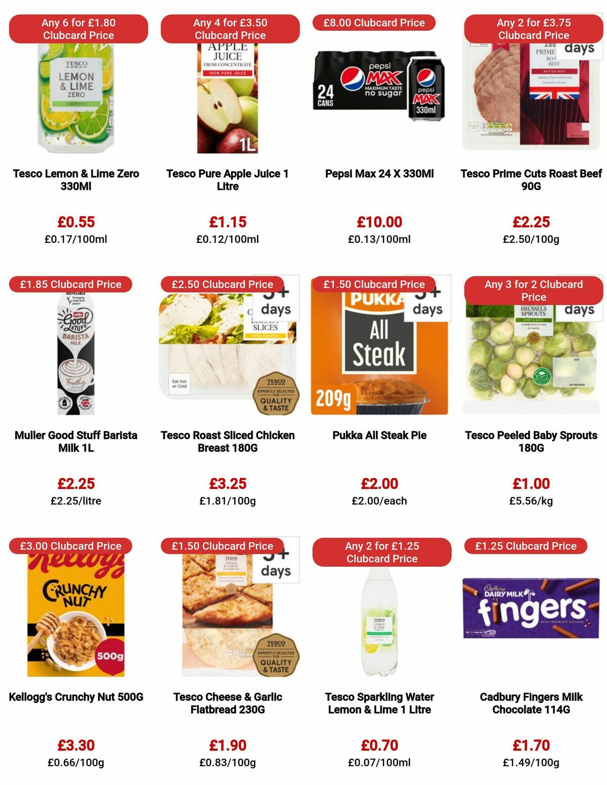 TESCO Offers from 13 July