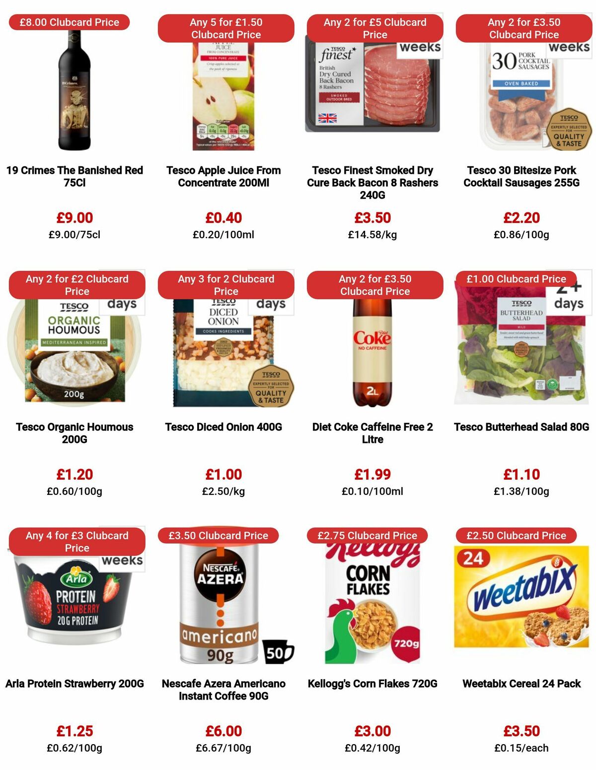 TESCO Offers from 13 July