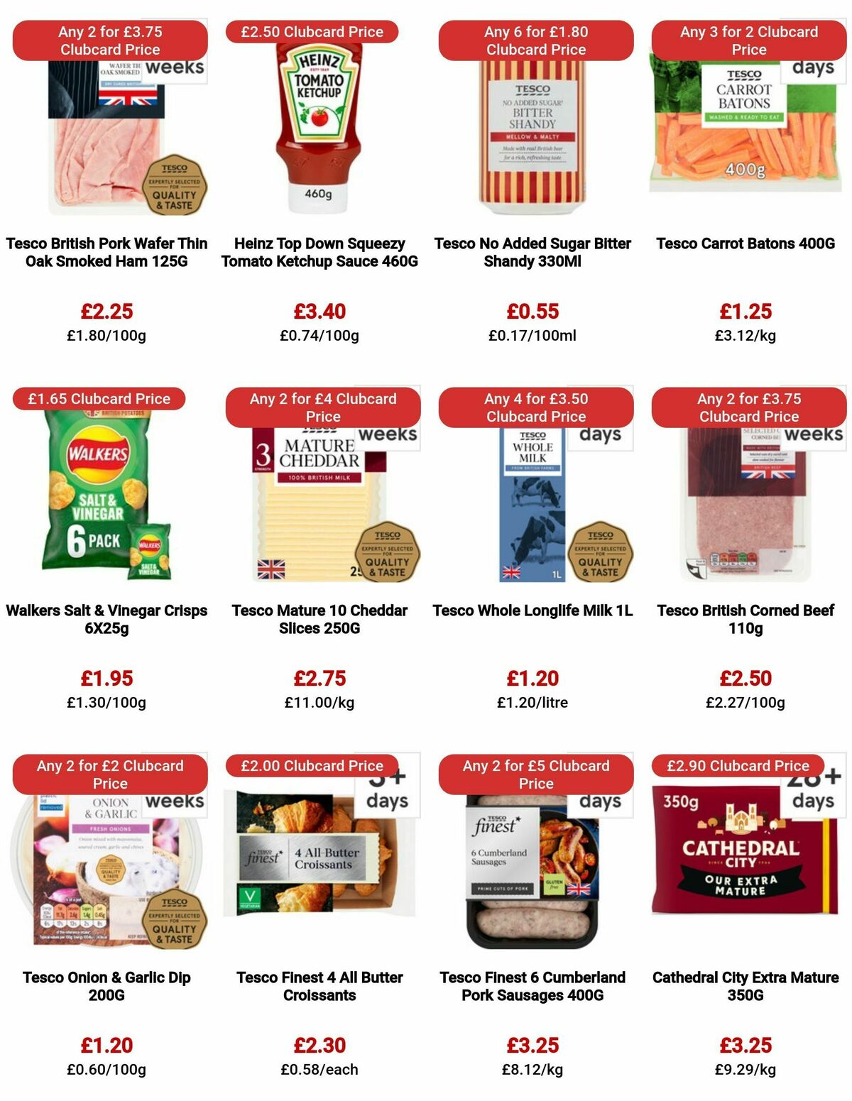 TESCO Offers from 3 August