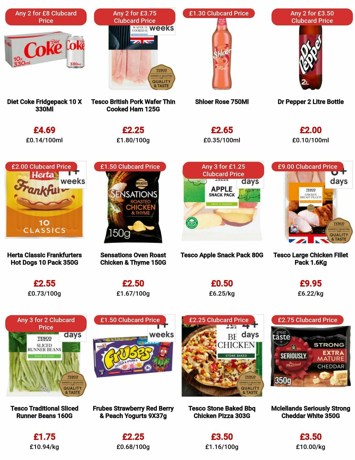 TESCO Offers from 3 August