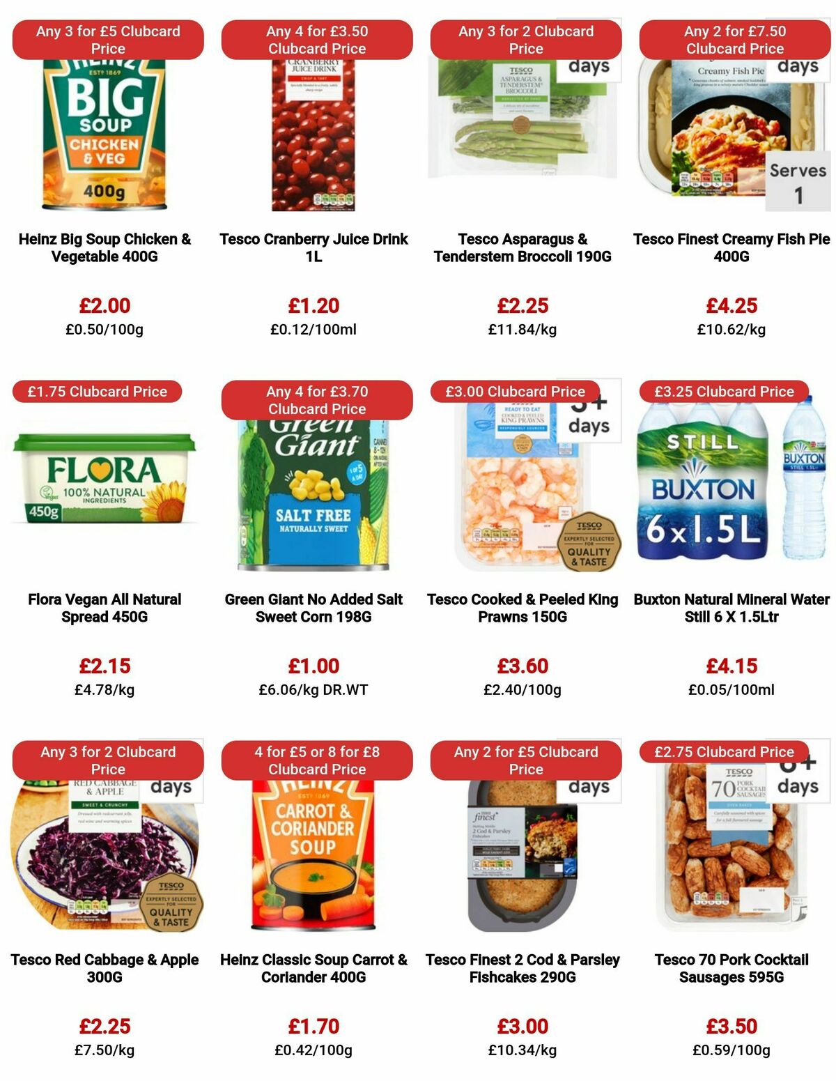 TESCO Offers from 3 August