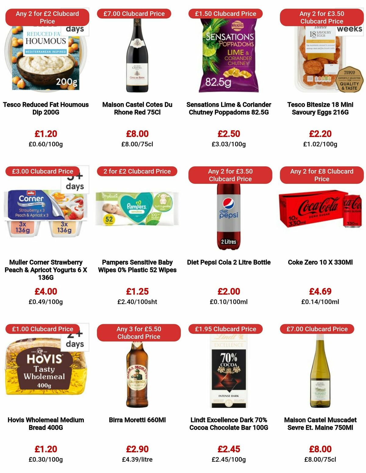 TESCO Offers from 3 August