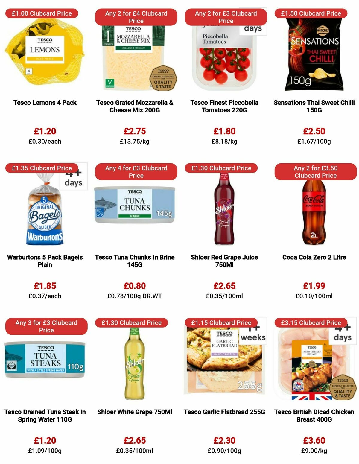 TESCO Offers from 3 August