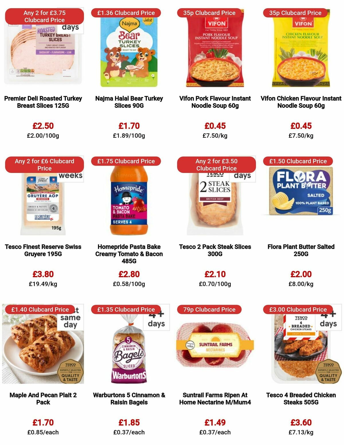 TESCO Offers from 3 August