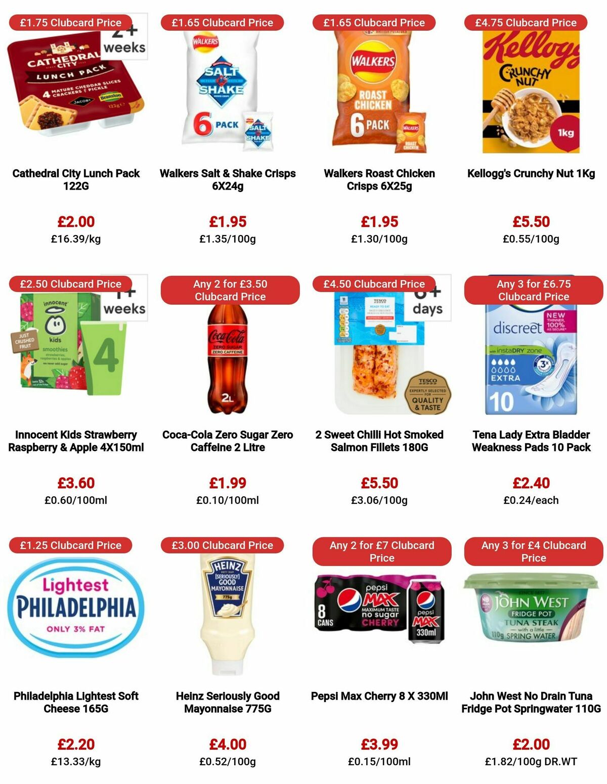 TESCO Offers from 3 August