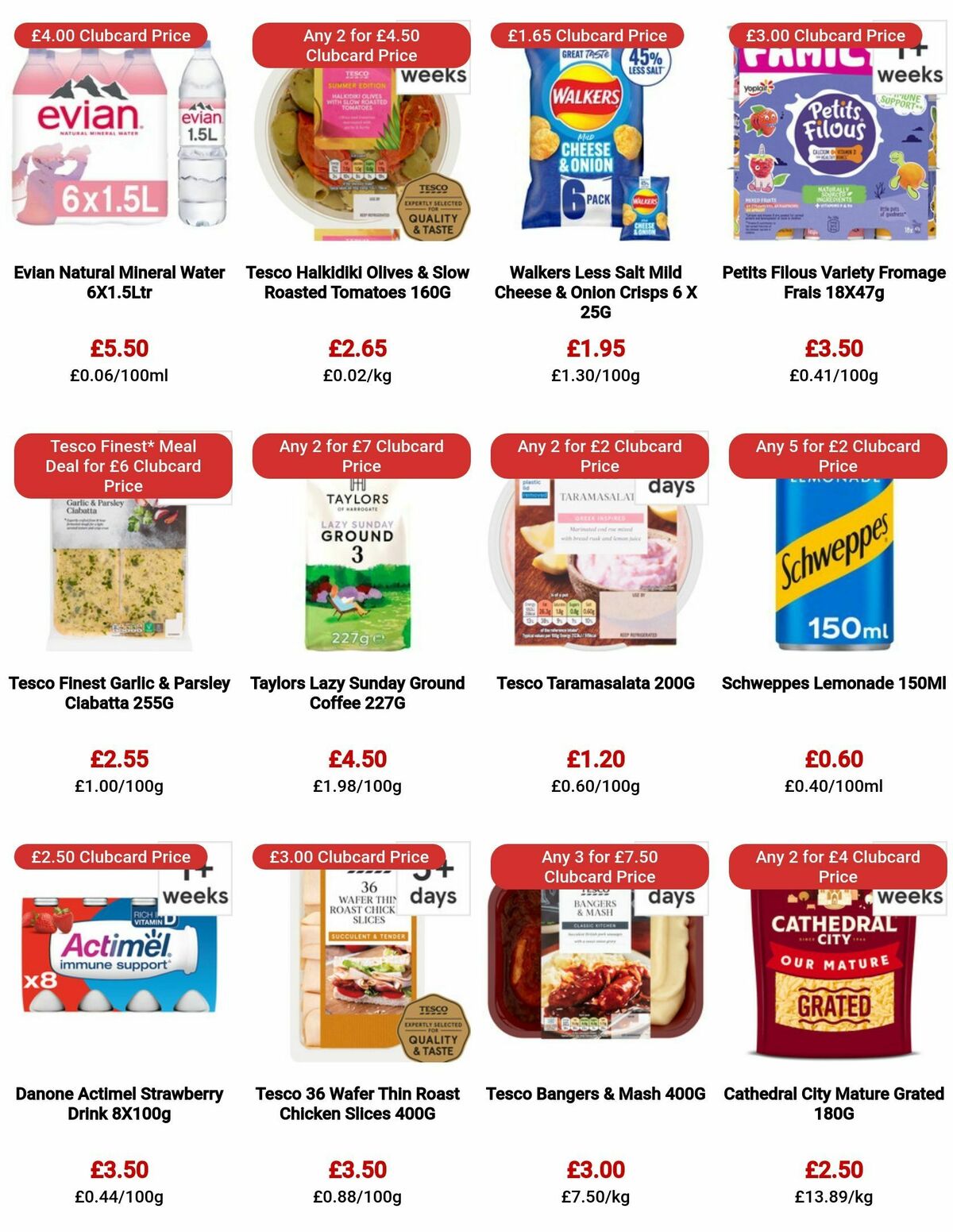 TESCO Offers from 3 August