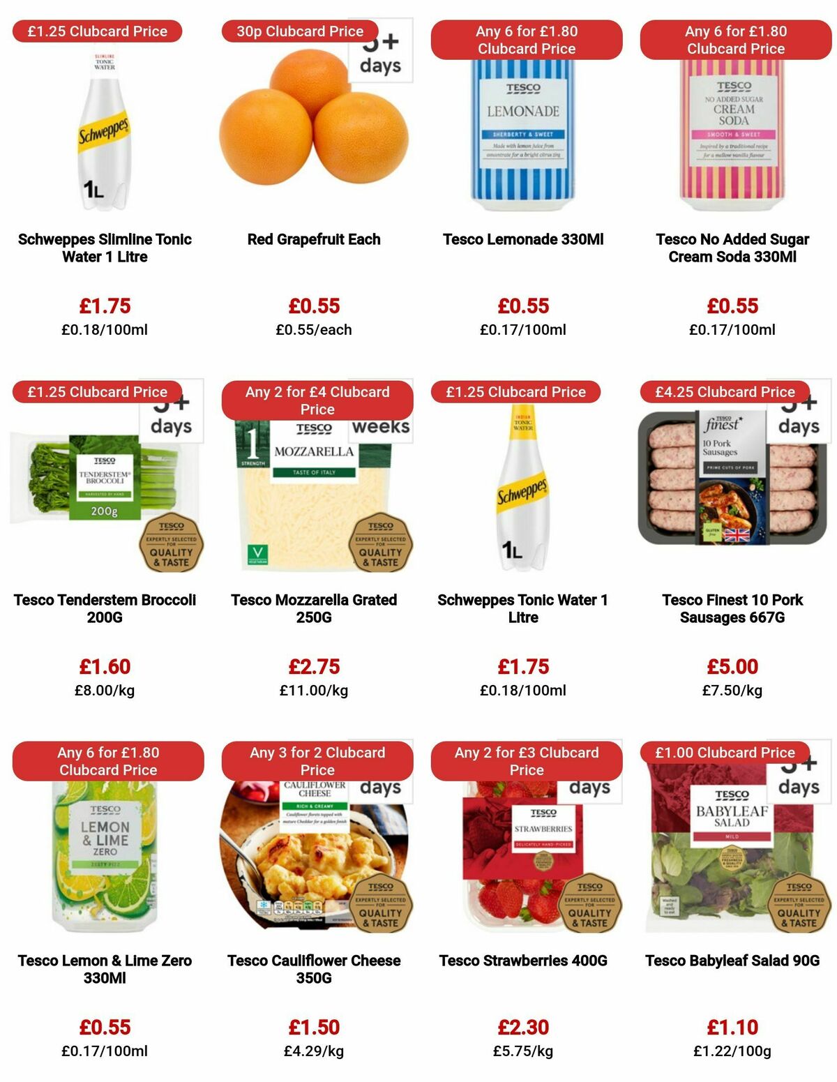 TESCO Offers from 3 August