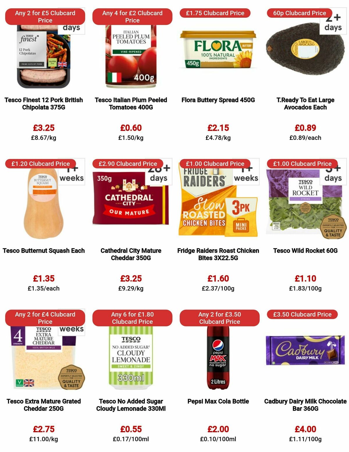 TESCO Offers from 3 August