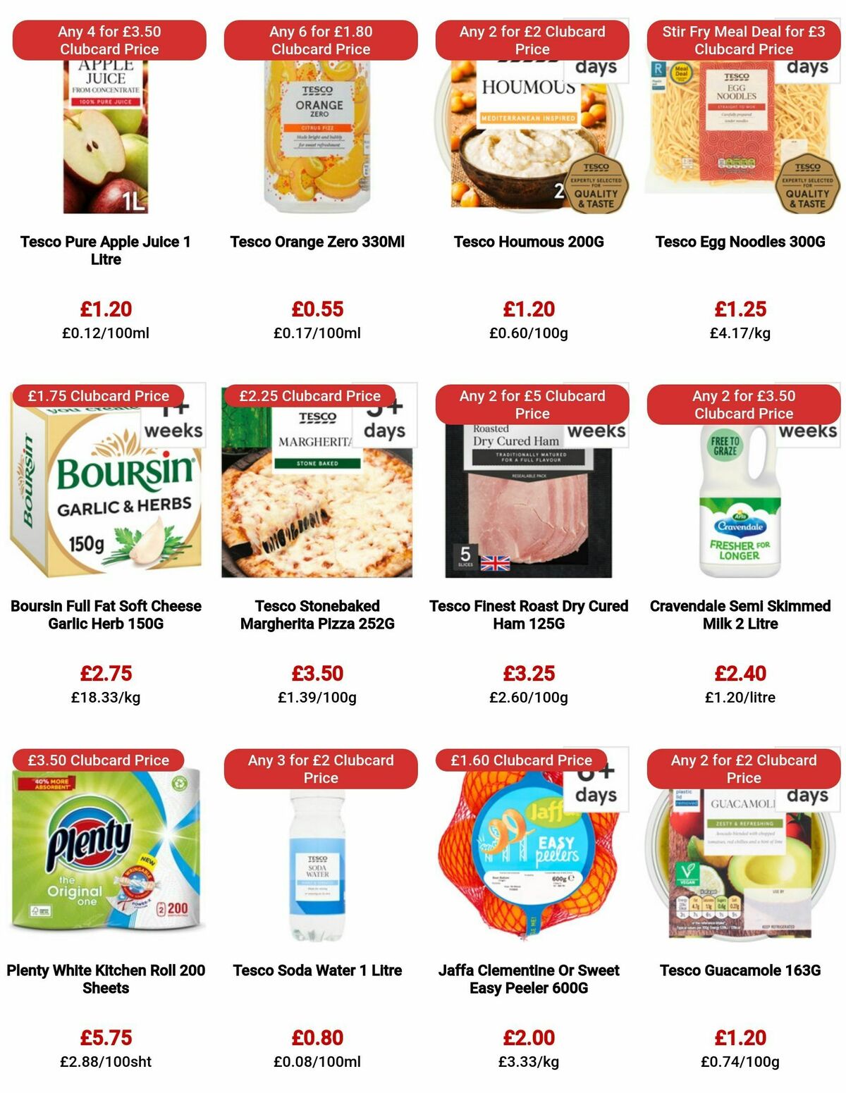 TESCO Offers from 3 August