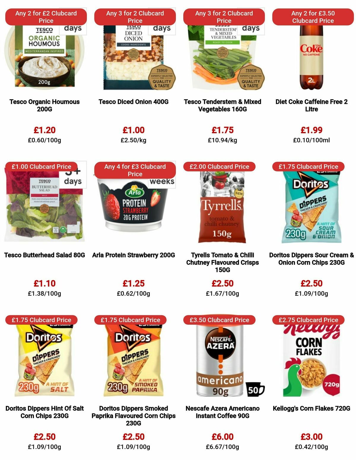 TESCO Offers from 3 August