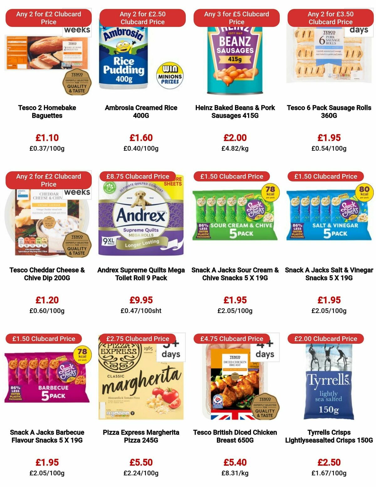 TESCO Offers from 10 August