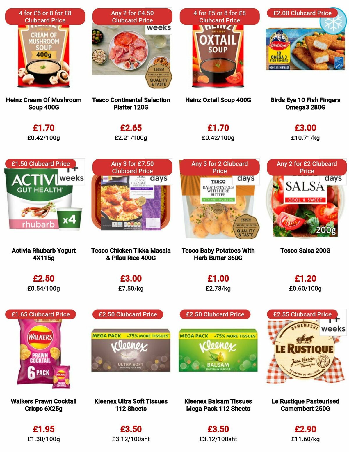 TESCO Offers from 10 August