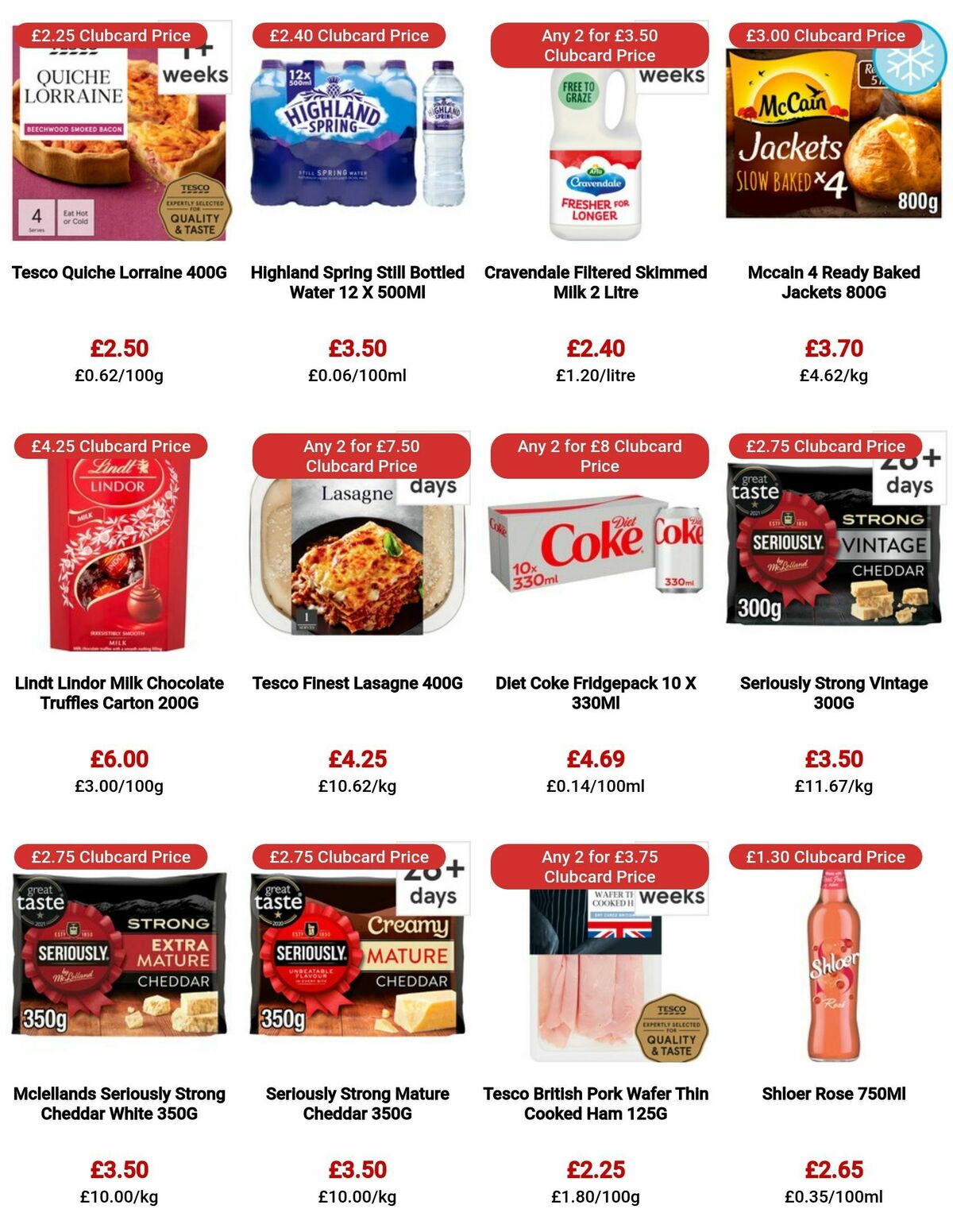 TESCO Offers from 10 August