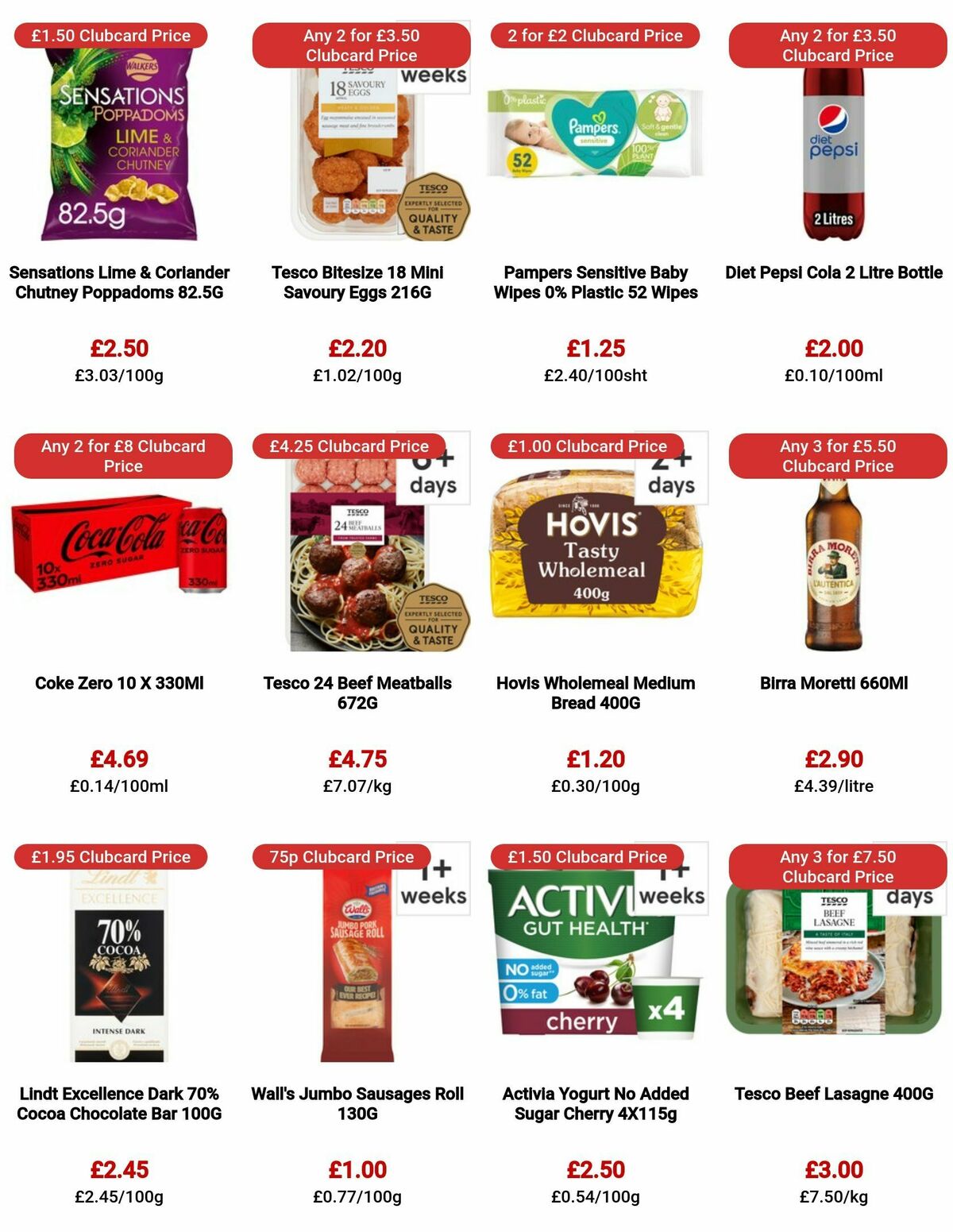 TESCO Offers from 10 August