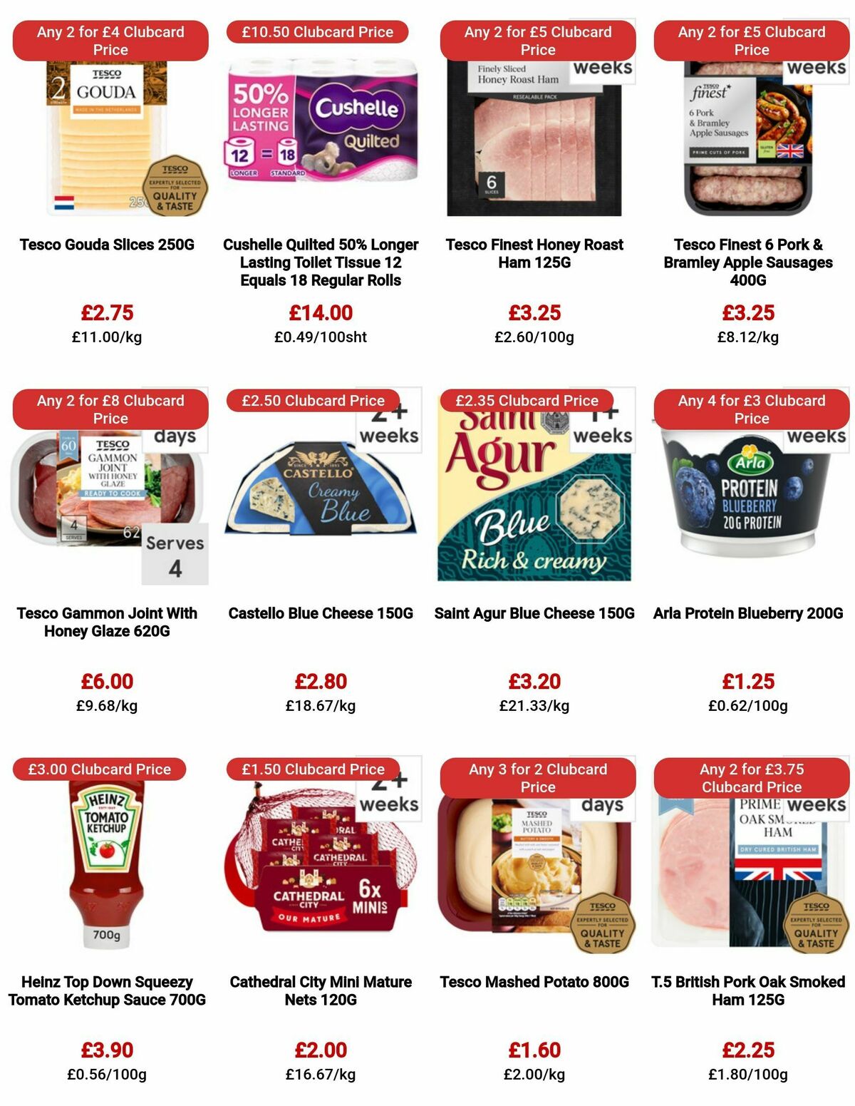 TESCO Offers from 10 August