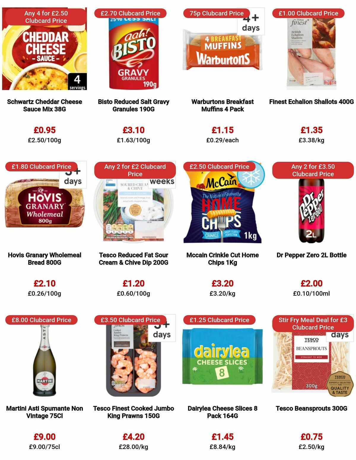 TESCO Offers from 10 August