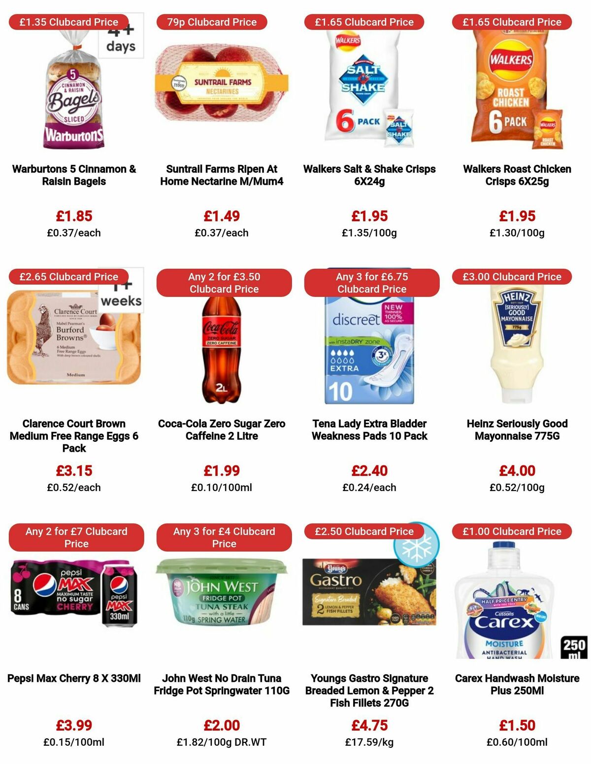 TESCO Offers from 10 August