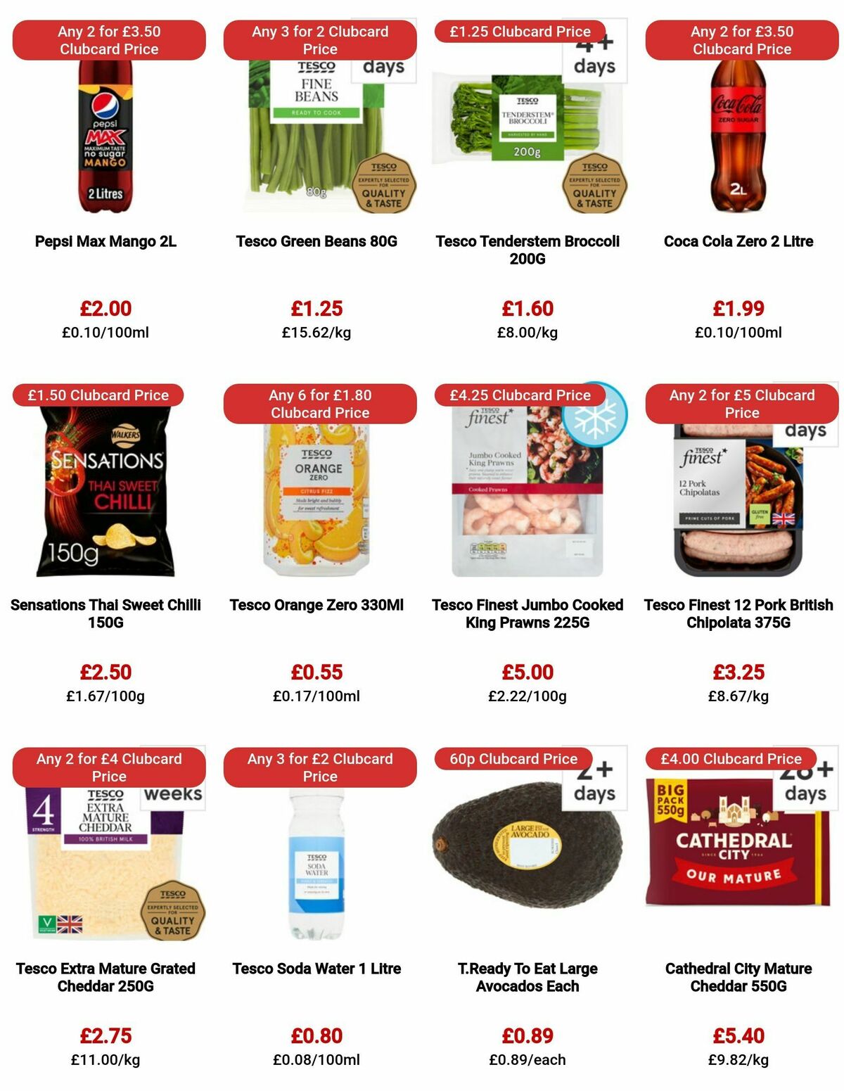 TESCO Offers from 10 August