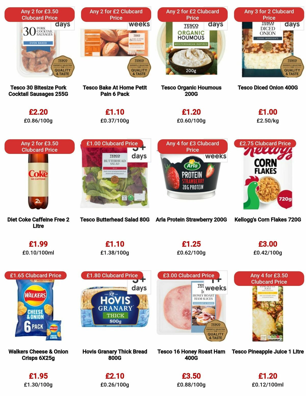 TESCO Offers from 10 August