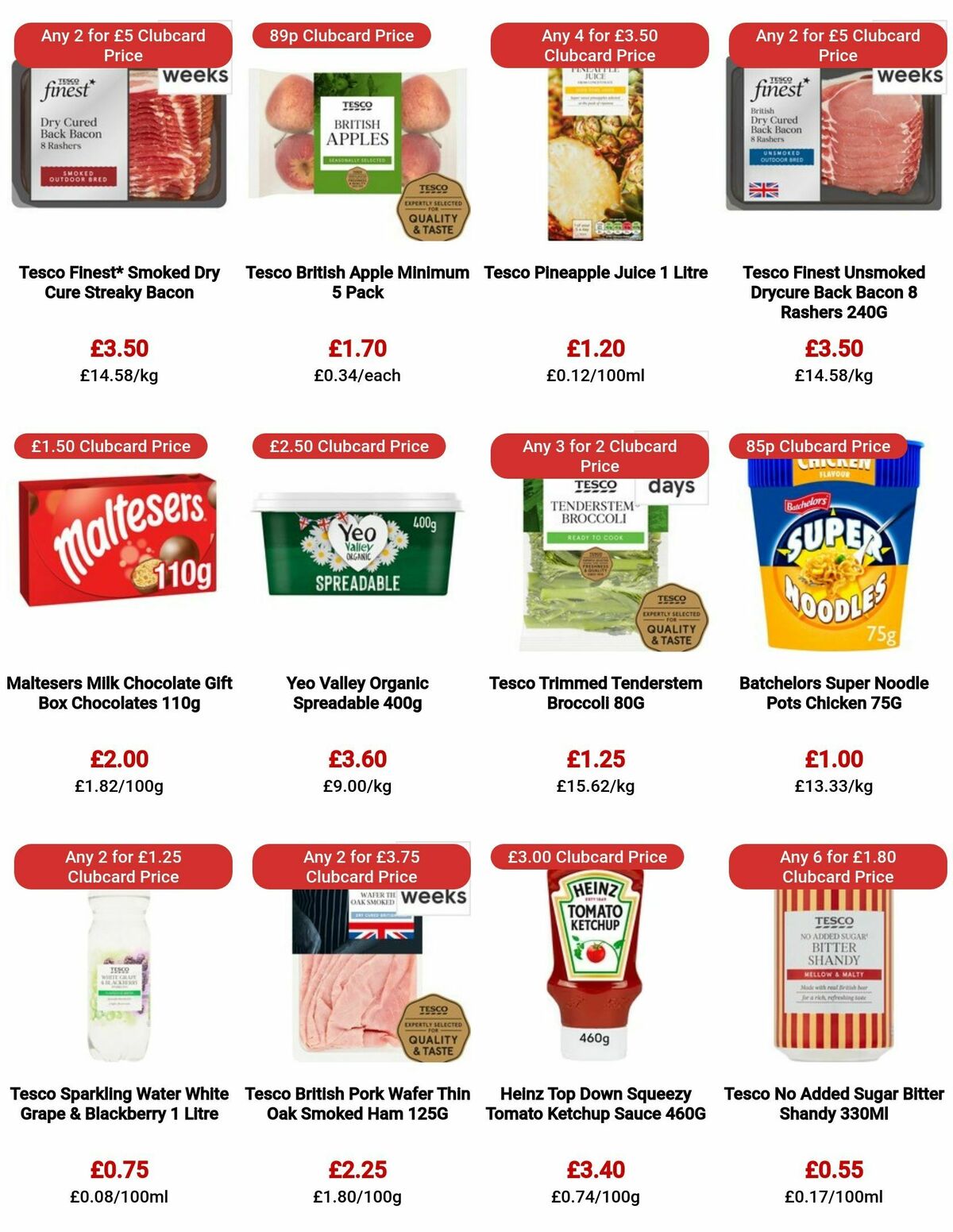 TESCO Offers from 14 September