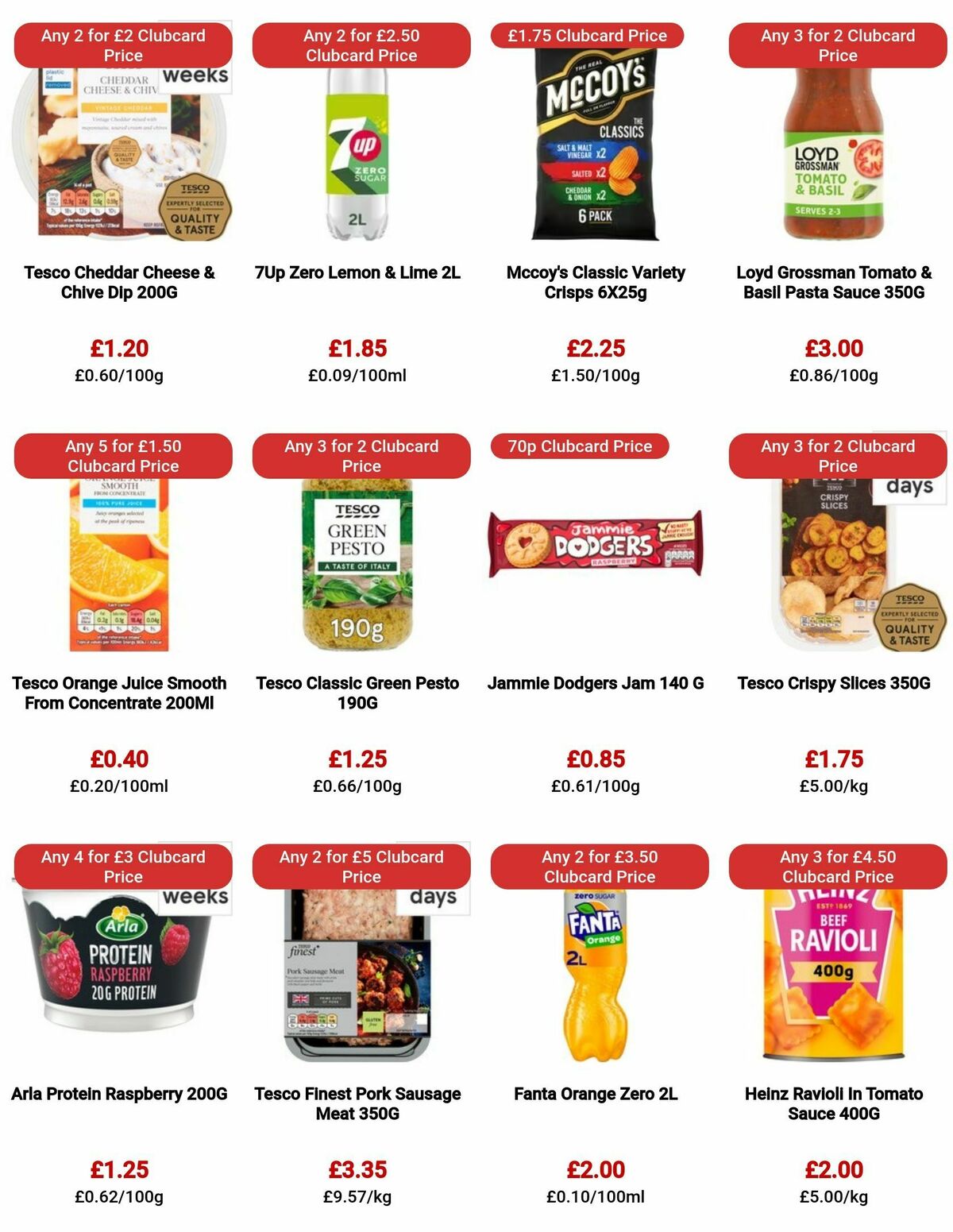 TESCO Offers from 14 September