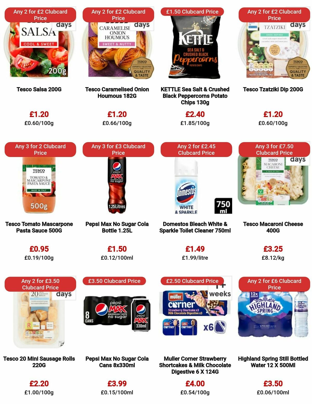 TESCO Offers from 14 September