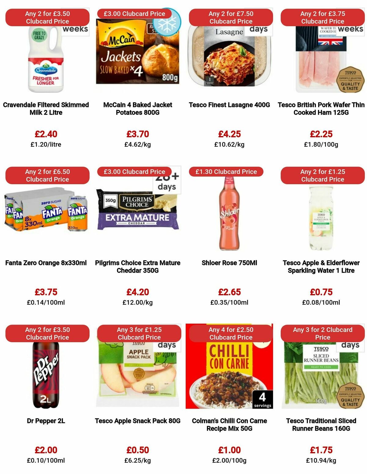 TESCO Offers from 14 September