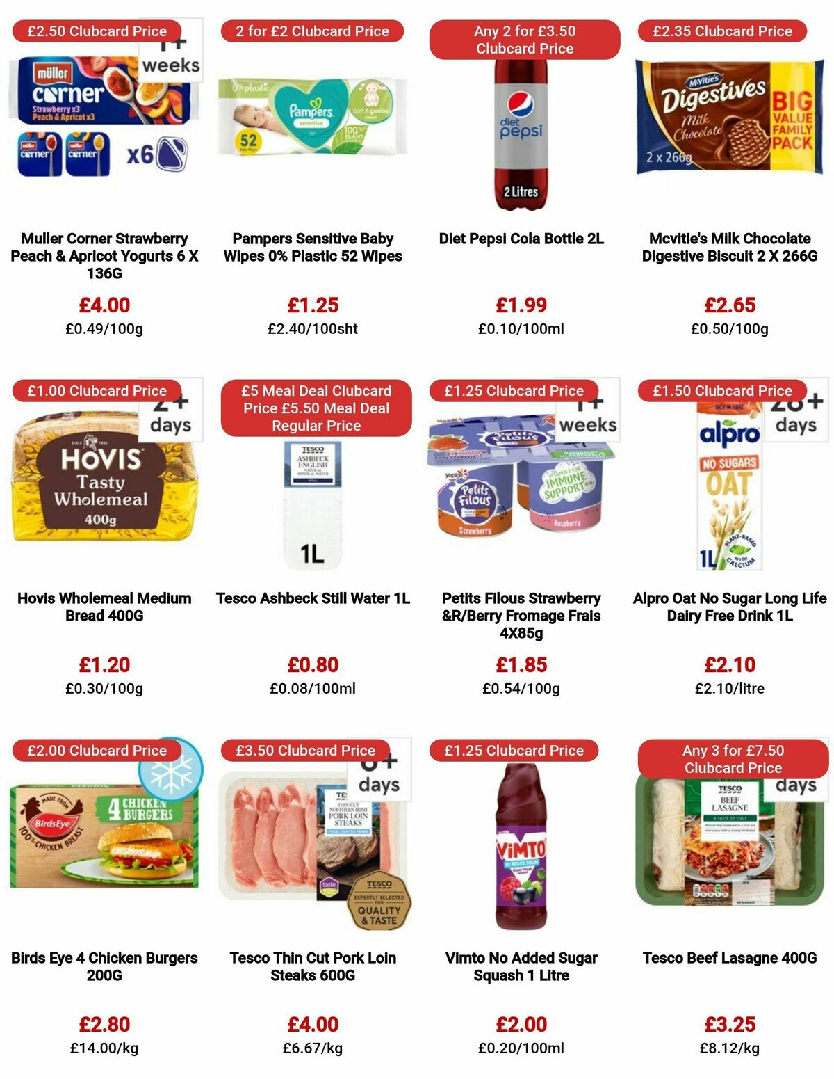 TESCO Offers from 14 September