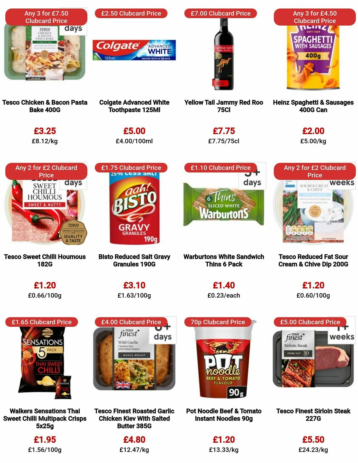 TESCO Offers from 14 September