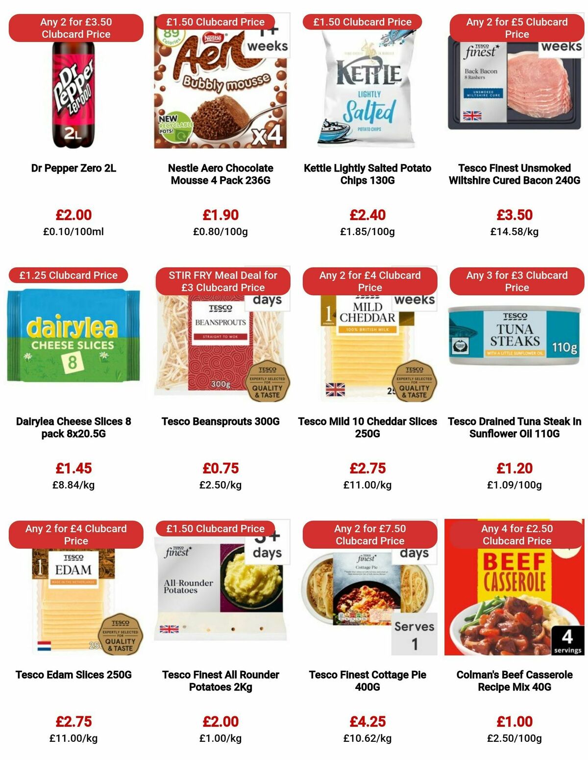 TESCO Offers from 14 September