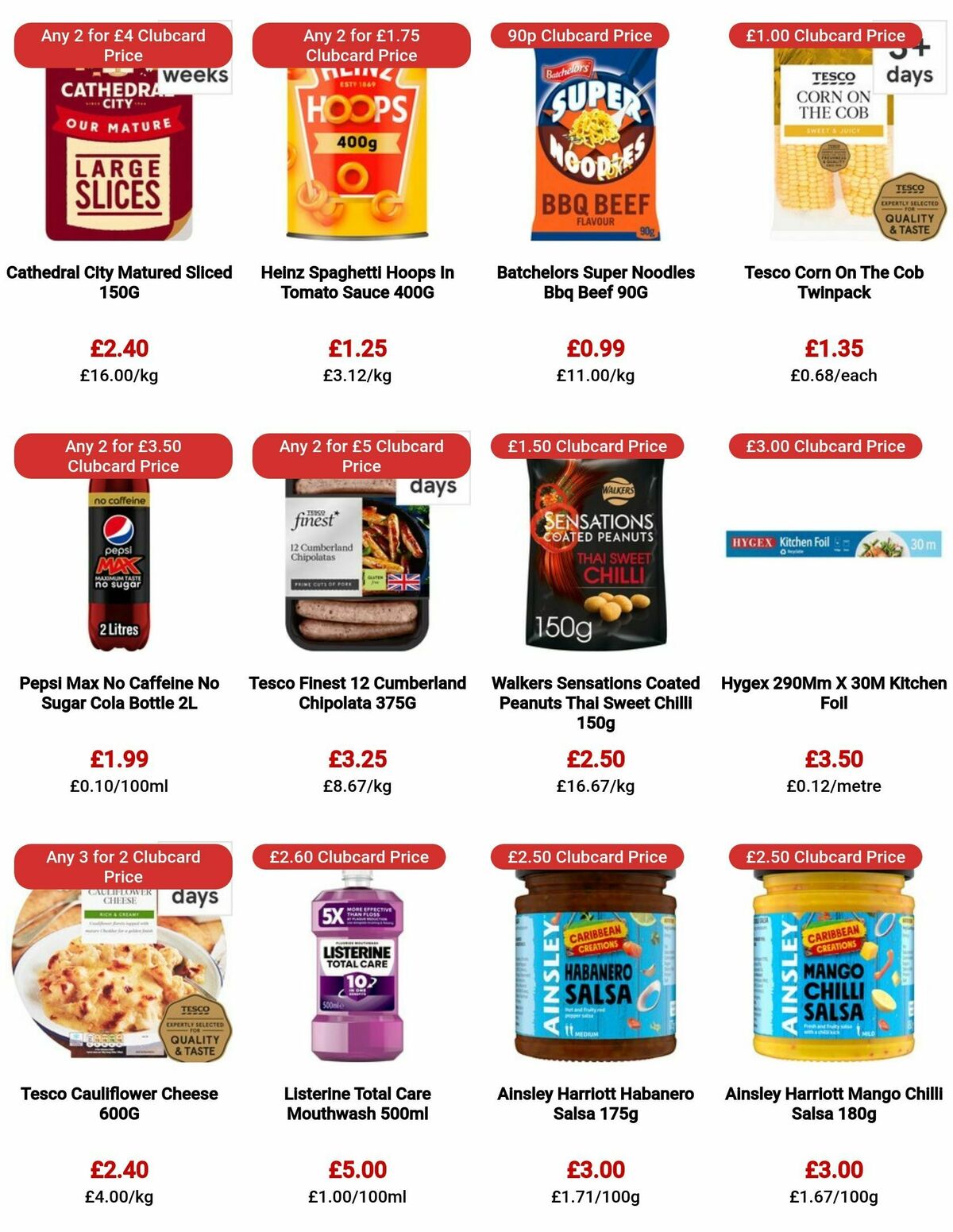 TESCO Offers from 14 September