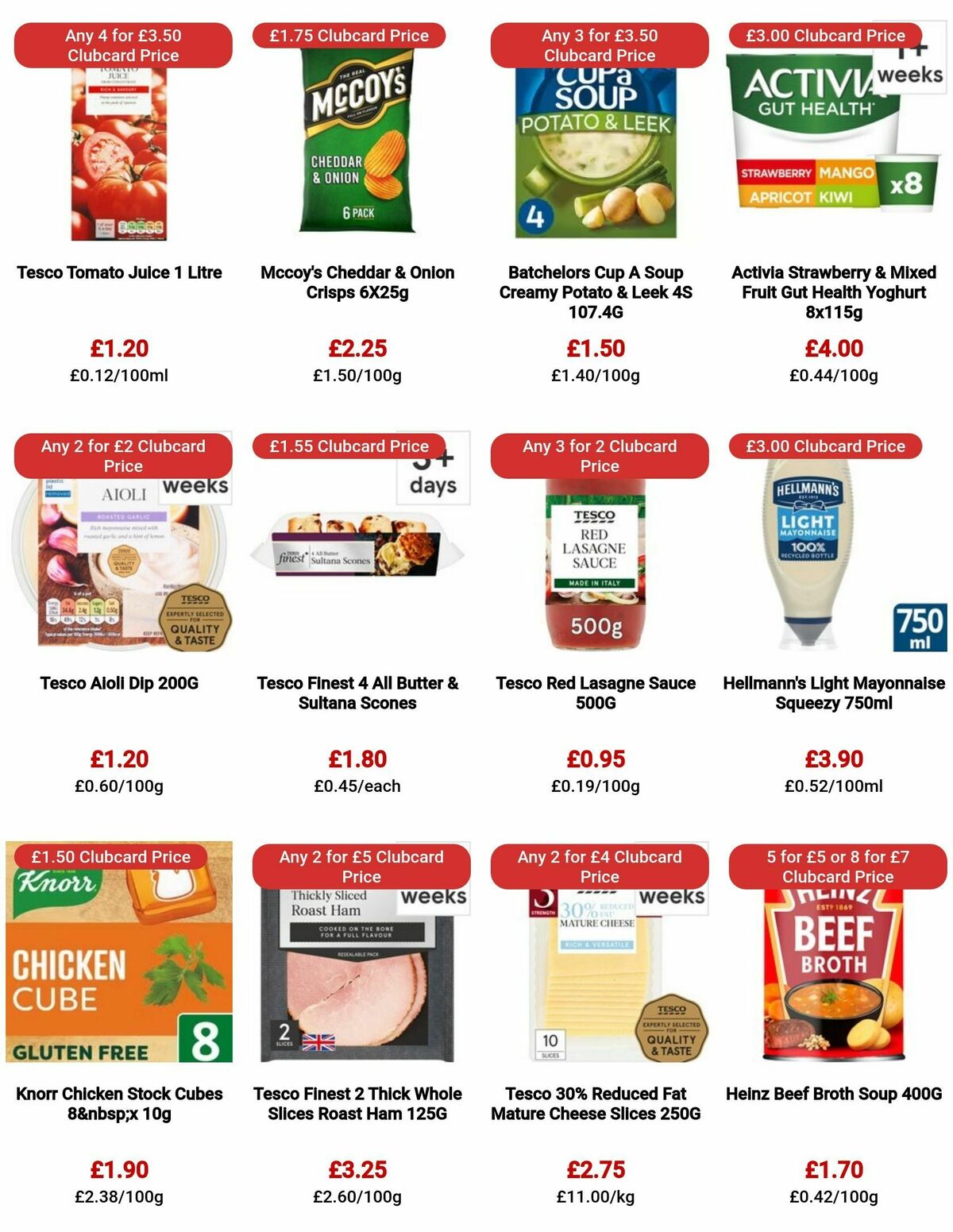 TESCO Offers from 14 September