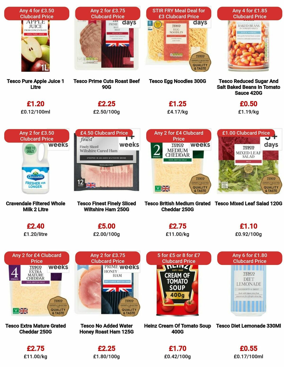 TESCO Offers from 14 September