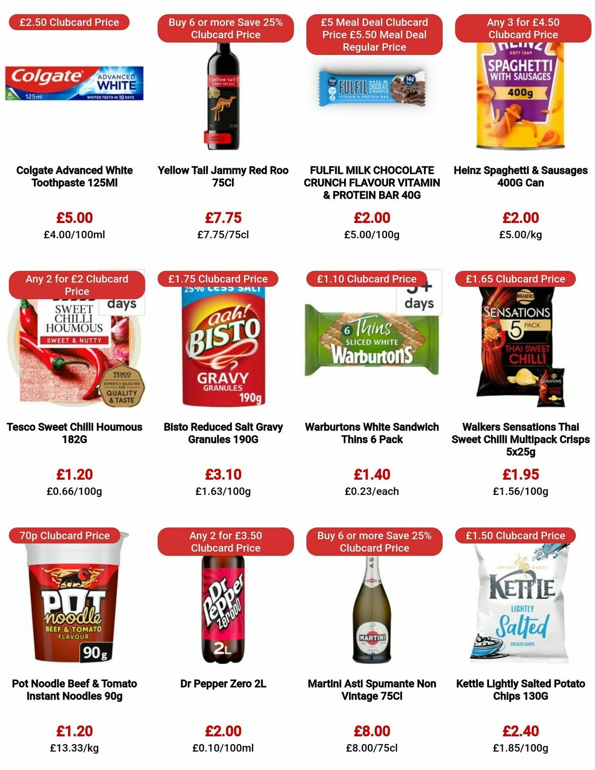 TESCO Offers from 21 September