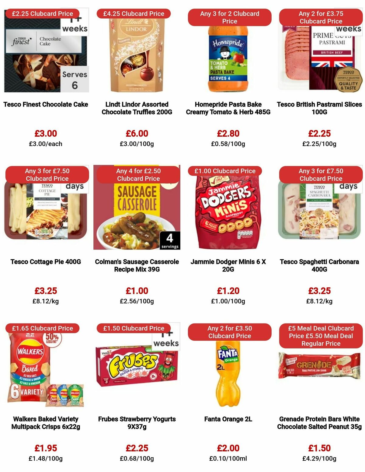 TESCO Offers from 21 September