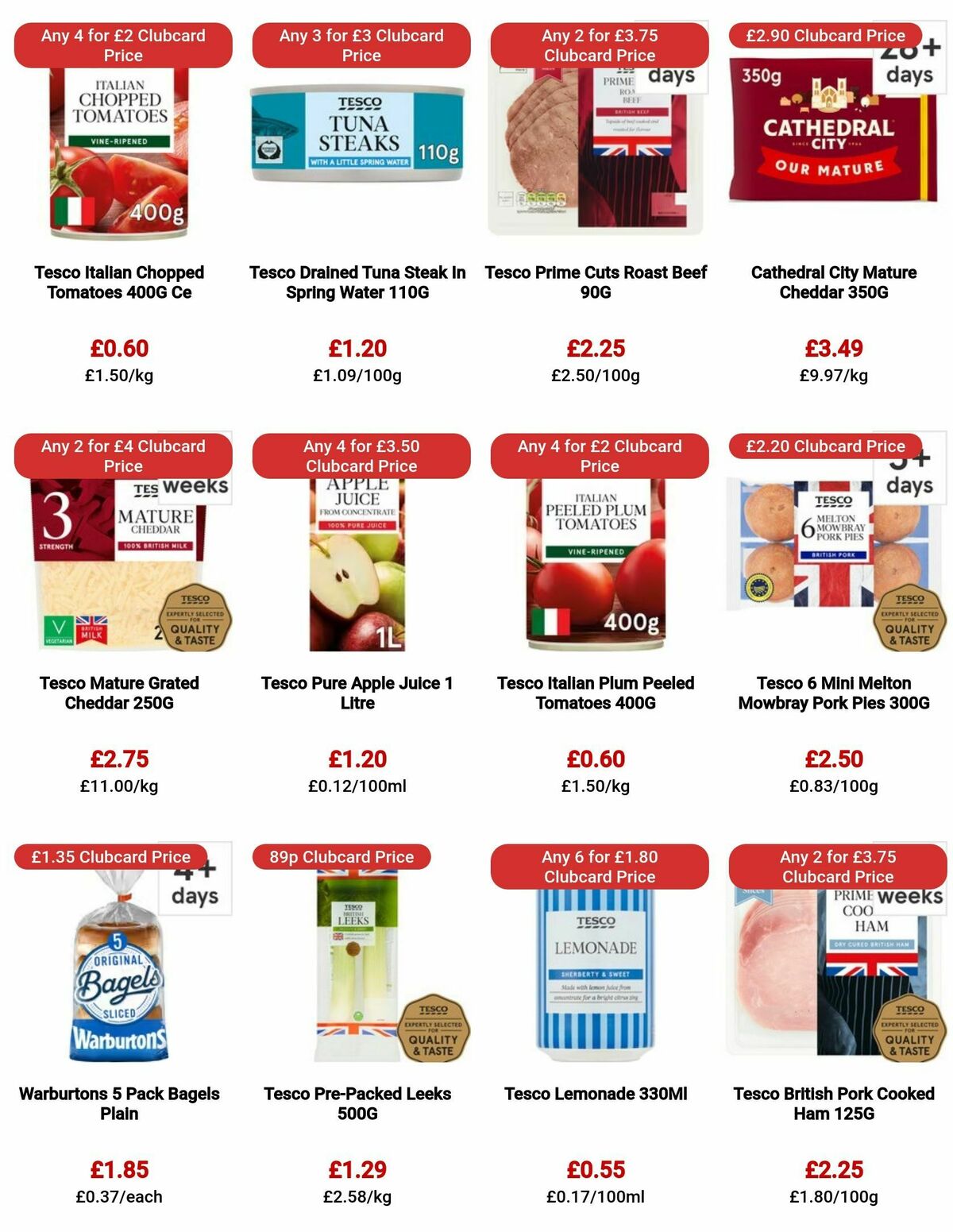 TESCO Offers from 21 September