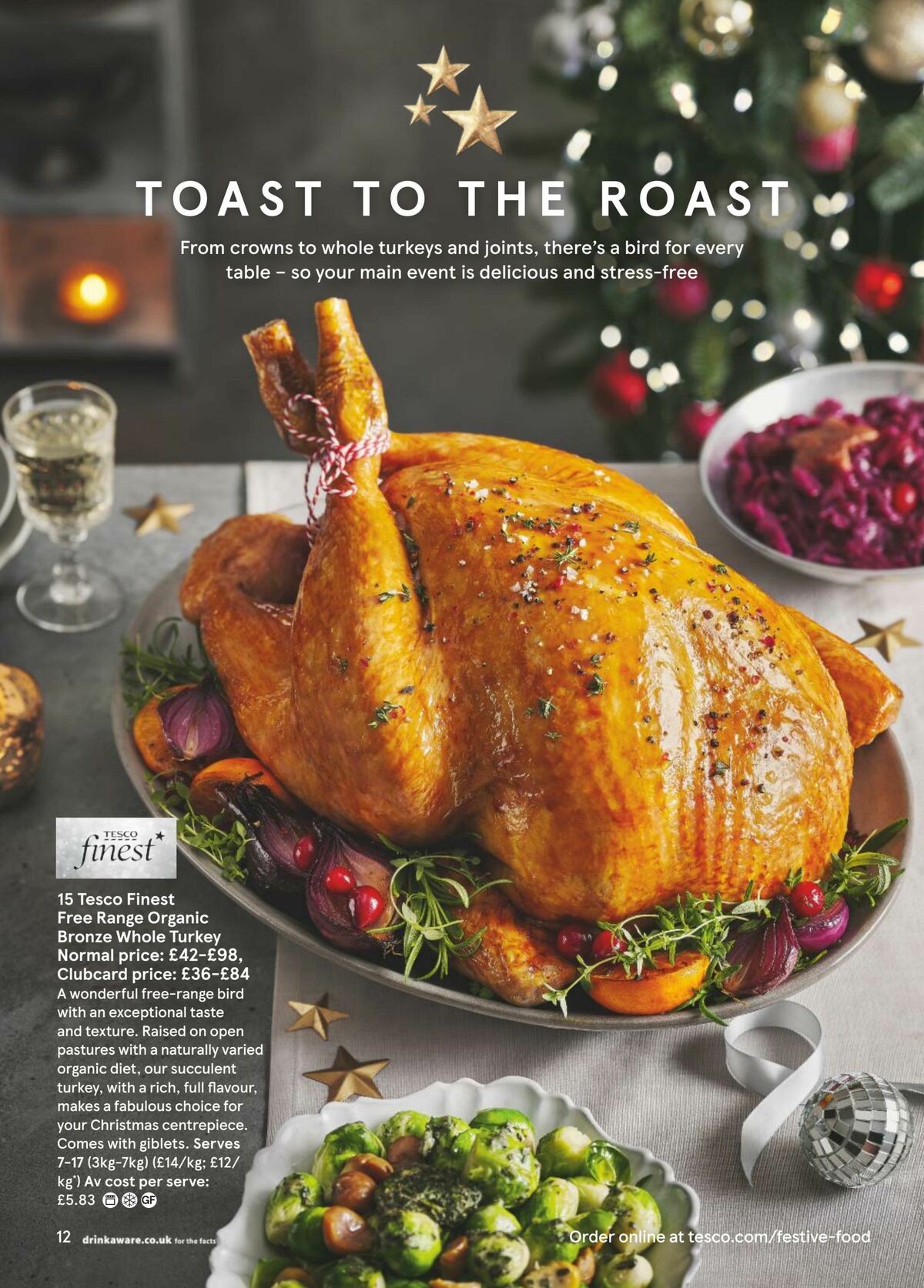 TESCO Festive Food To Order Offers from 4 October