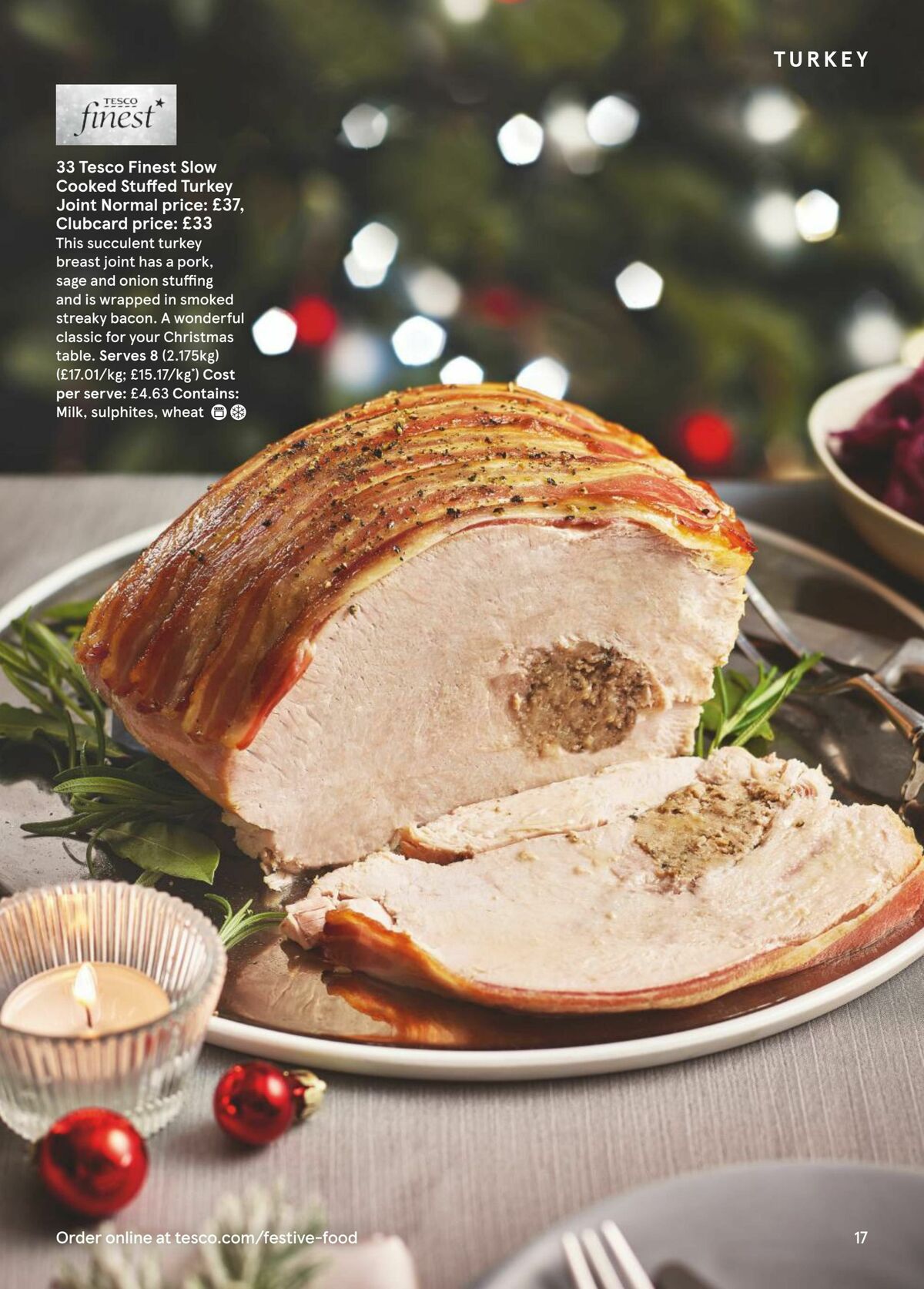 TESCO Festive Food To Order Offers from 4 October