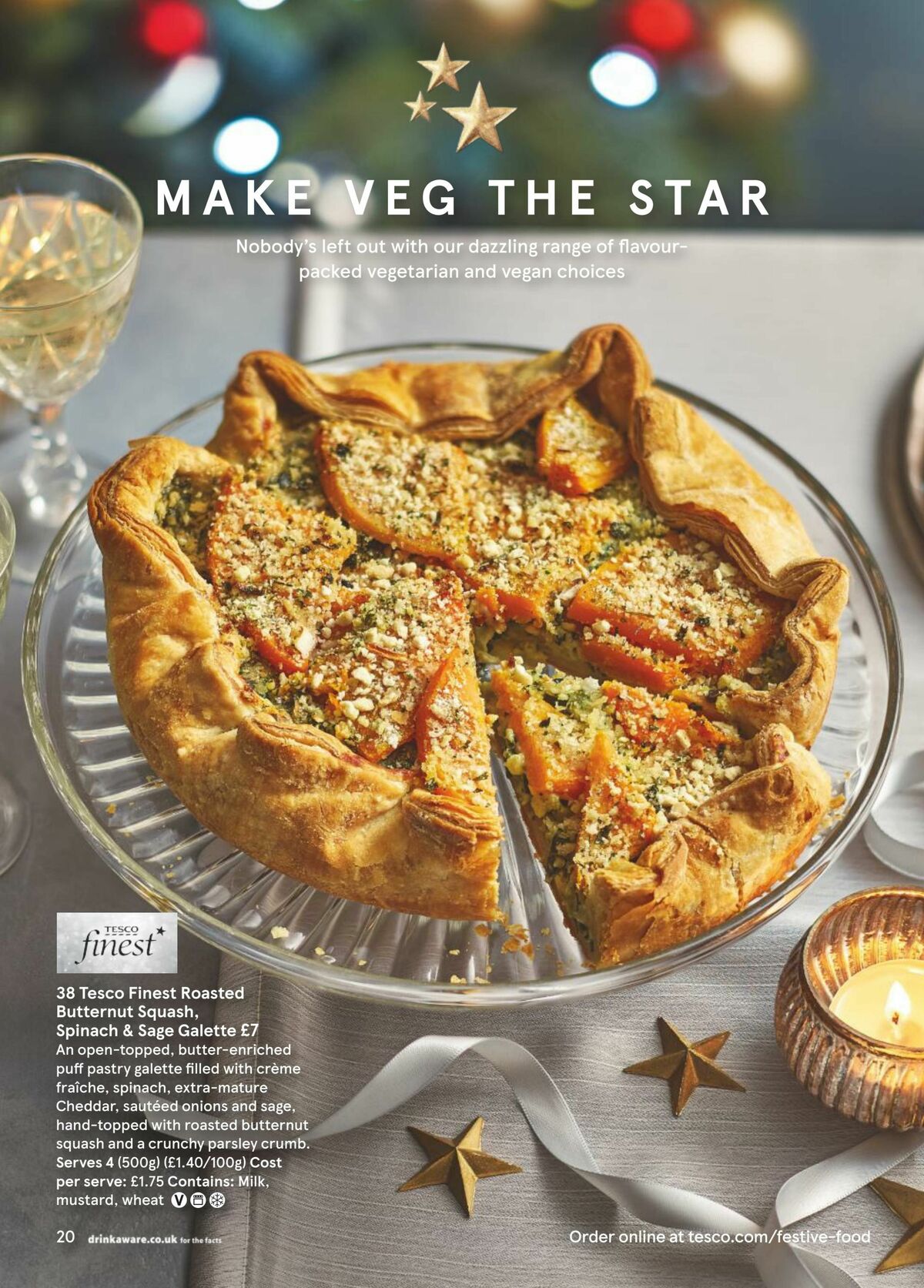 TESCO Festive Food To Order Offers from 4 October