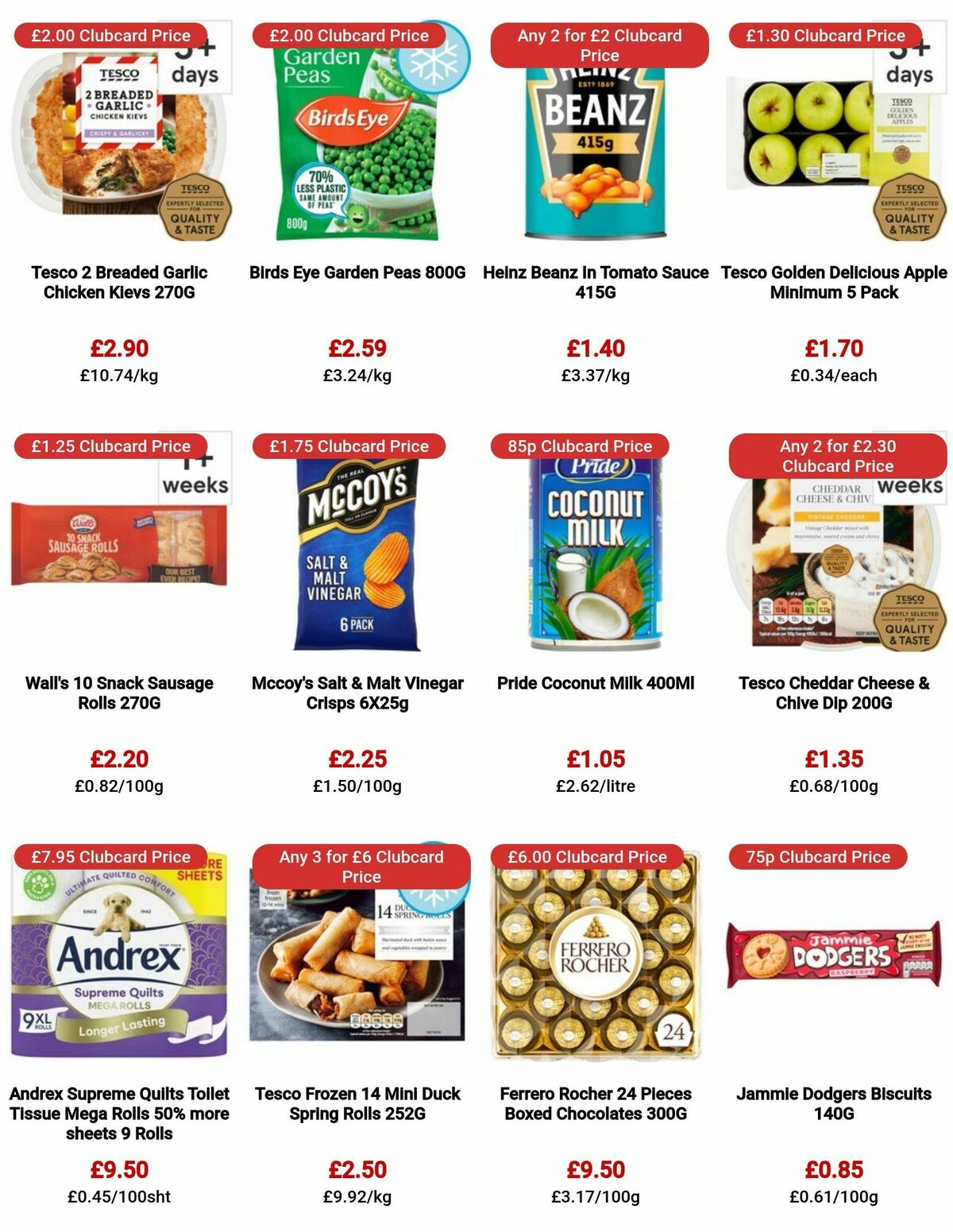 TESCO Offers from 26 October